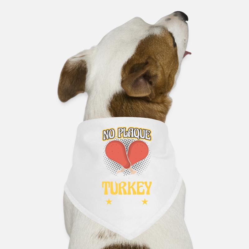 Pas de plaque juste de la jambe de dinde - Ren Faire Bandana pour chien