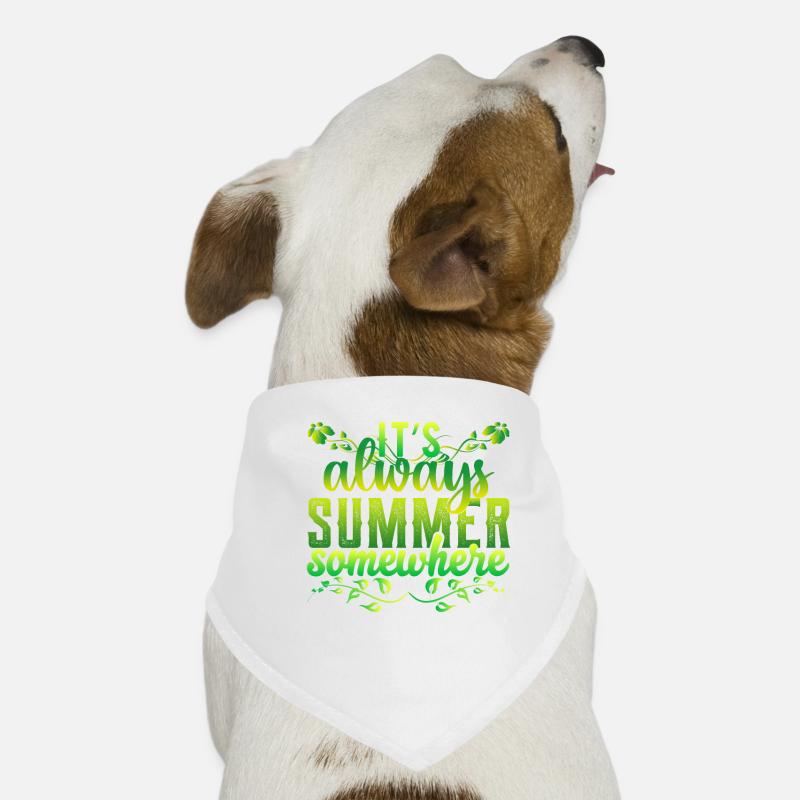 It's always summer somewhere Dog Bandana
