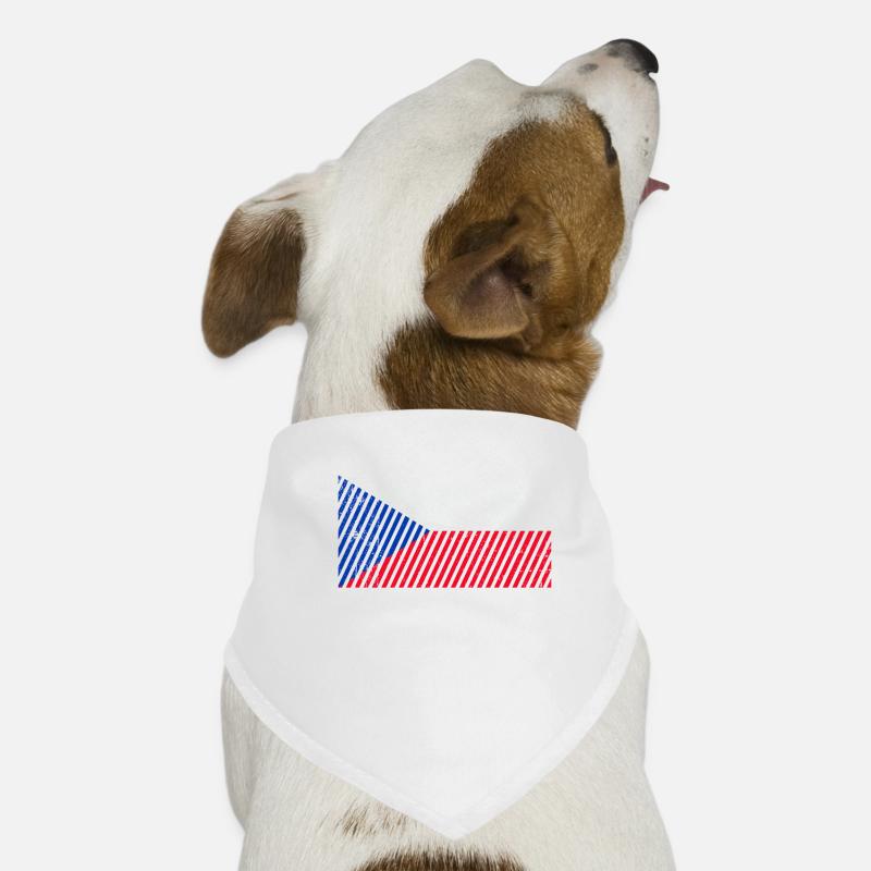 Tschechien Flagge Hunde-Bandana