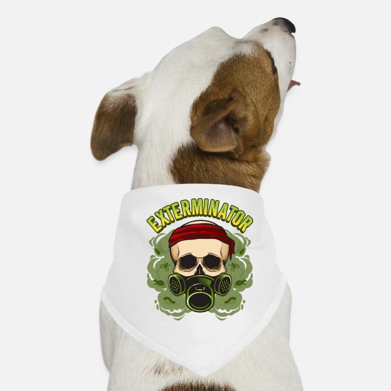 Kammerjäger-Gasmaske - Schädlingsbekämpfung Hunde-Bandana