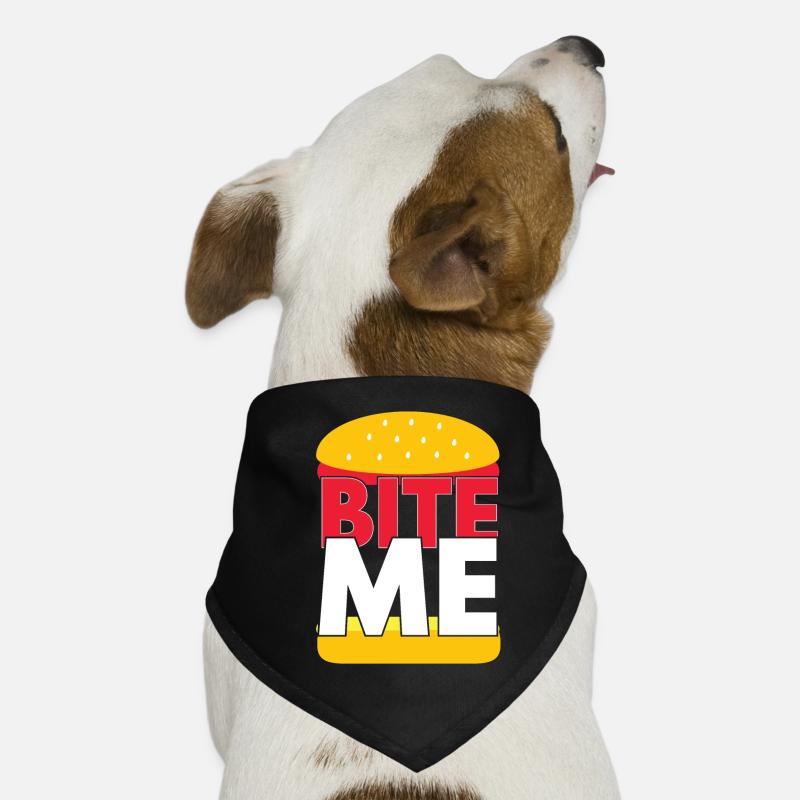 Burger Bite Me Dog Bandana