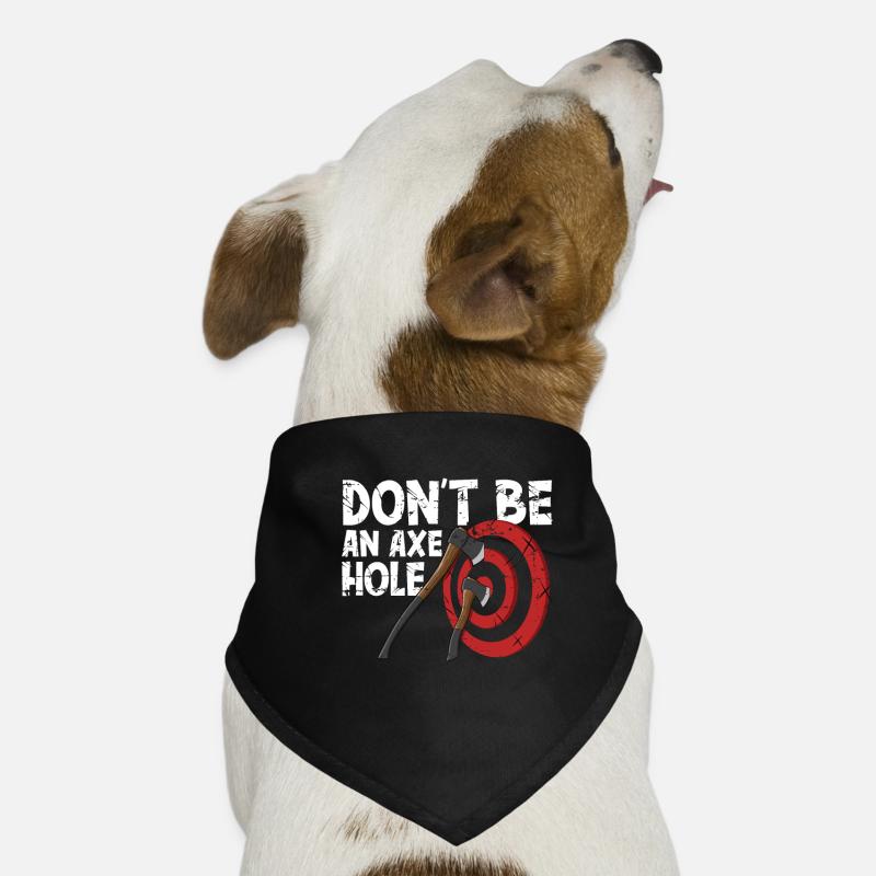 Throwing an axe Dog Bandana