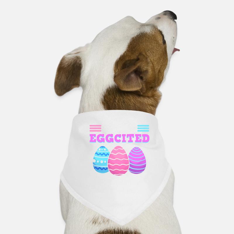 I'm So Eggcited Easter Hunde-Bandana