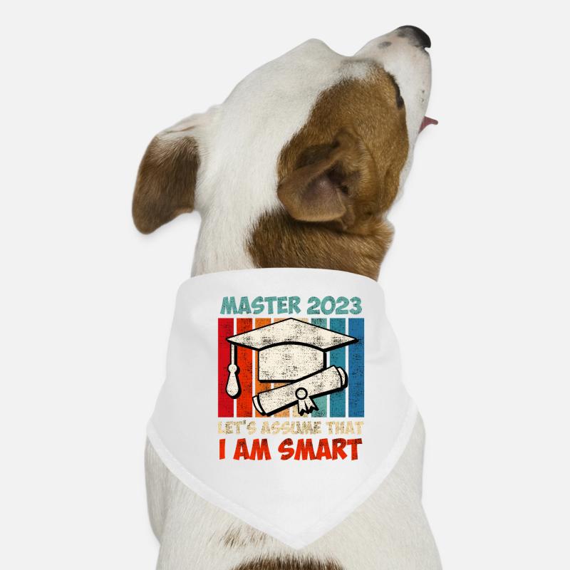 Master 2020 Je suis smart Master Bandana pour chien