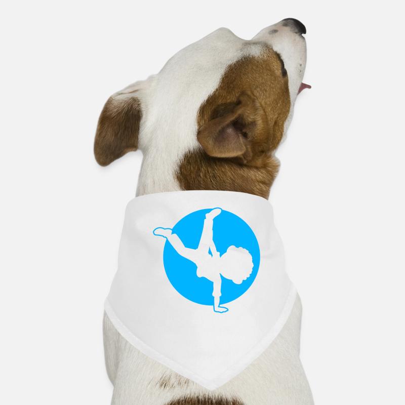 Breakdancer Boy Breakdancing Dog Bandana