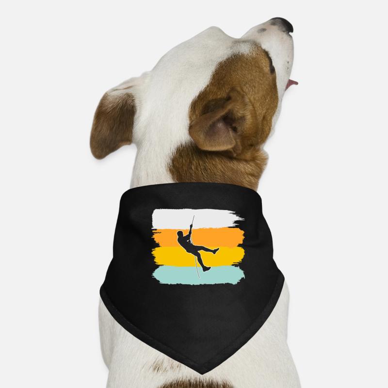 Climbing Retro Dog Bandana