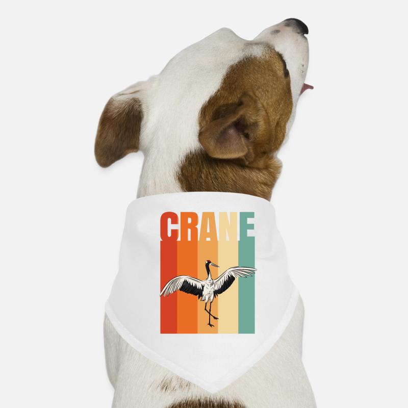 Crane Bird Gift Dog Bandana