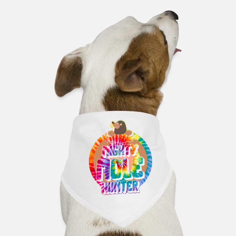 Chemise de jour de taupe, Mighty Mole Hunter mignon Bandana pour chien