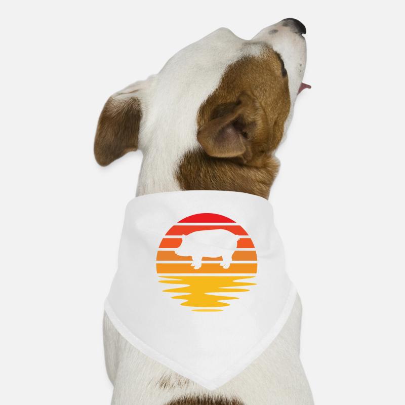 Porc Rétro Bandana pour chien