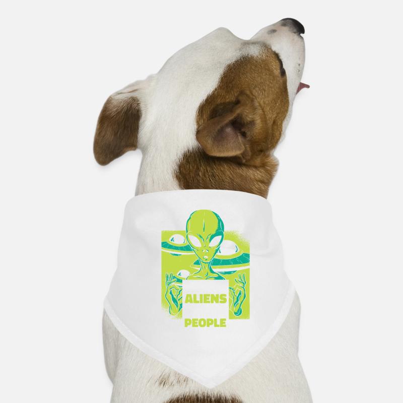 Alien UFO Aliens Außerirdischer Bandana pour chien