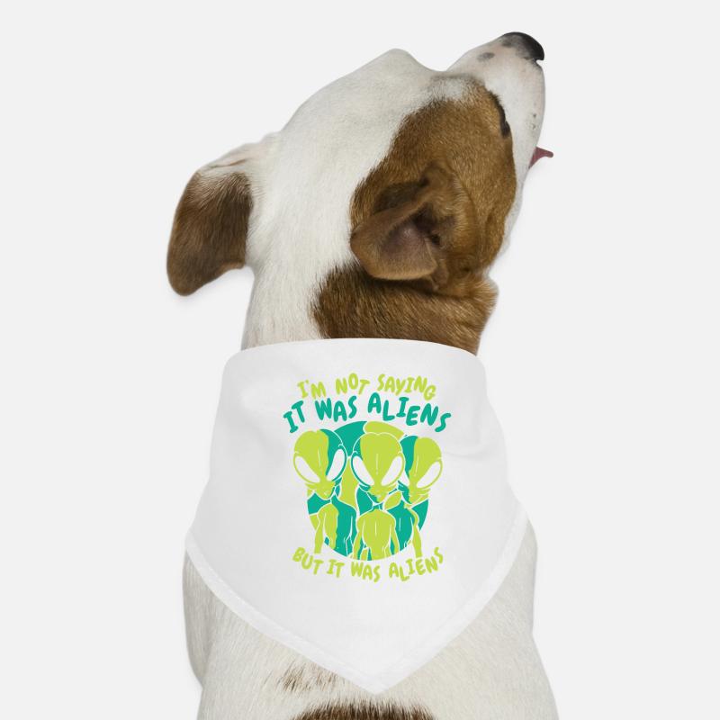 Alien UFO Aliens Außerirdischer Bandana pour chien