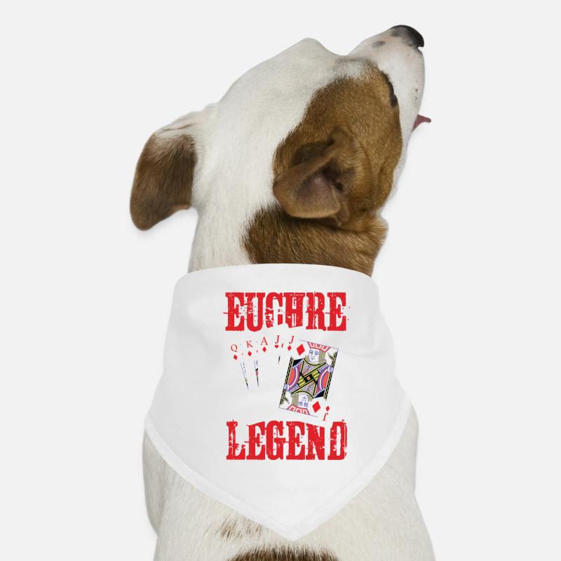 Euchre Legend Euchre Jeu de cartes Euchre Bandana pour chien