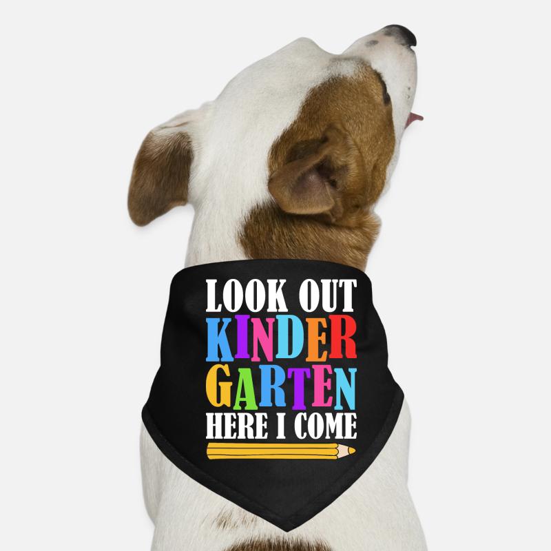 Kindergarten Teacher Squad, The Fun Rainbow Colors Dog Bandana