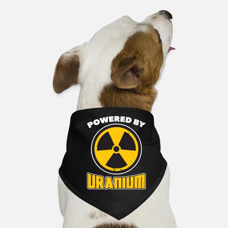 Propulsé par l’uranium - Génie nucléaire Bandana pour chien