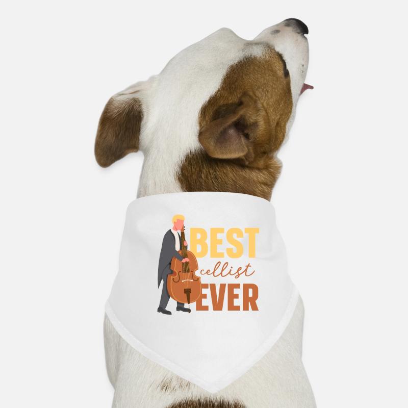 Meilleur violoncelliste de tous les temps Musicien violoncelle Bandana pour chien