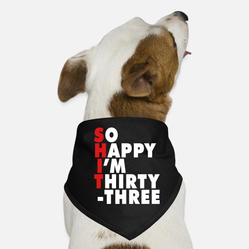 Drôle d’âge de naissance 20 ans heureux j’ai 20 ans Bandana pour chien