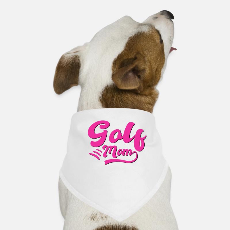 Golf Mama Geschenk Hunde-Bandana