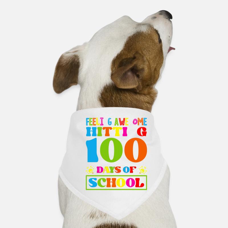 Fühlen Sie Sich Großartig Hitting 100 Tage Der Hunde-Bandana