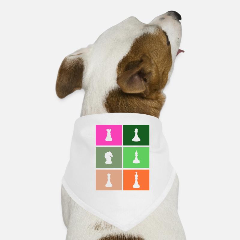 Schachfiguren Hunde-Bandana