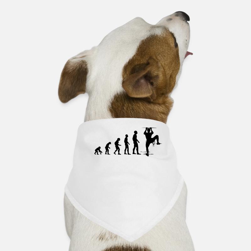 Klettern Evolution Lustig Bergsteigen Geschenk Hunde-Bandana