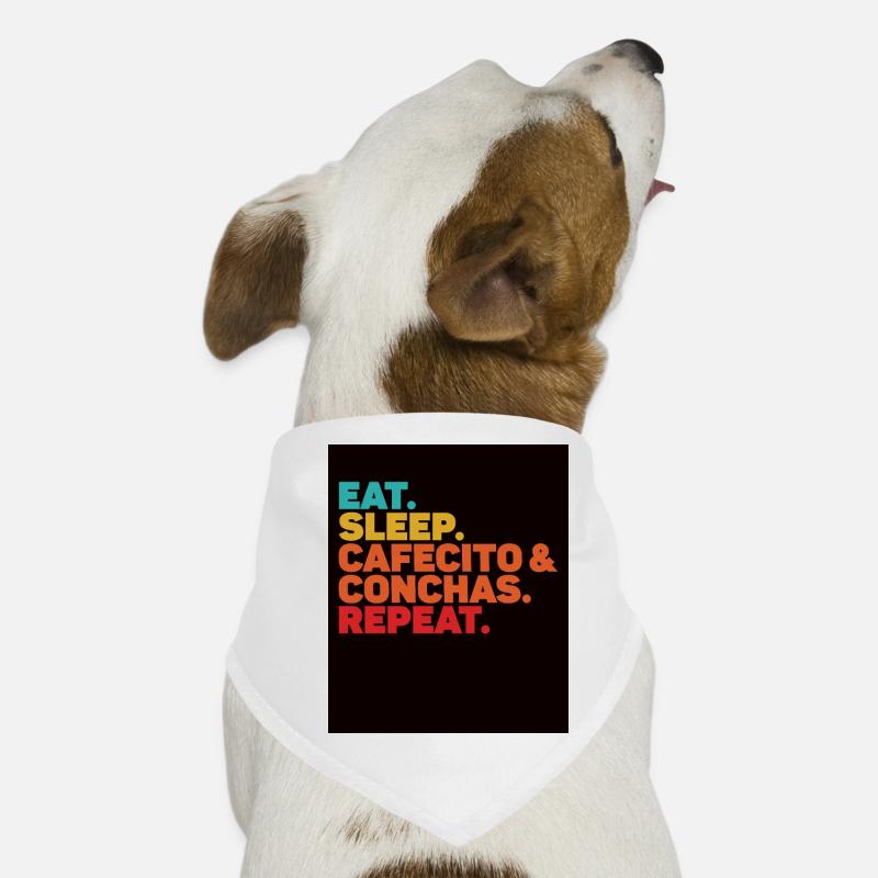 Pan dulce de Cafecito y Chisme Concha Bandana pour chien
