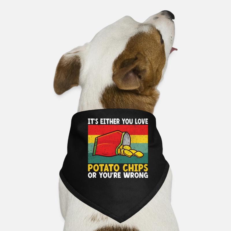 Kartoffelchips Geschenk Hunde-Bandana