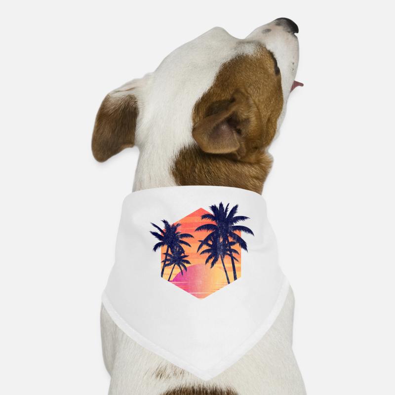 Palms Retro Dog Bandana