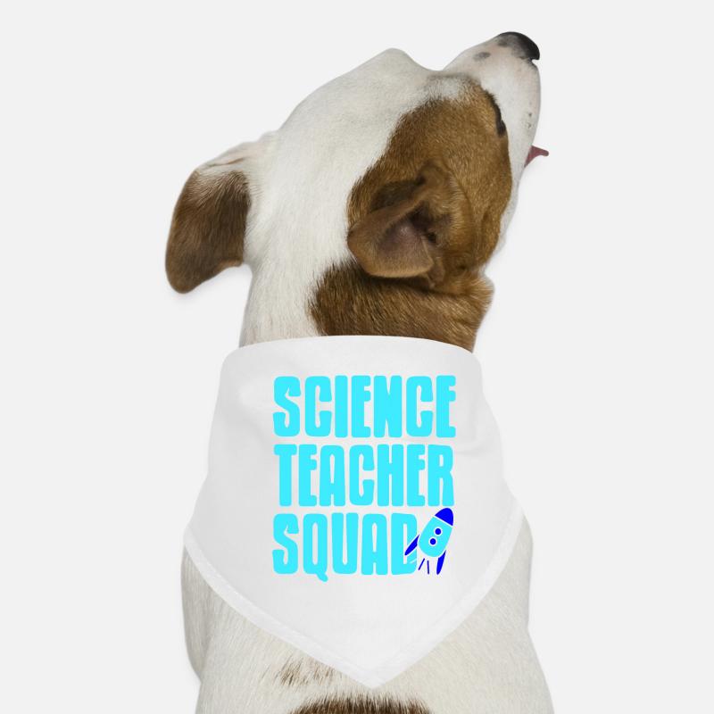 Conception rétro des enseignants de l’escouade des professeurs de sciences Bandana pour chien