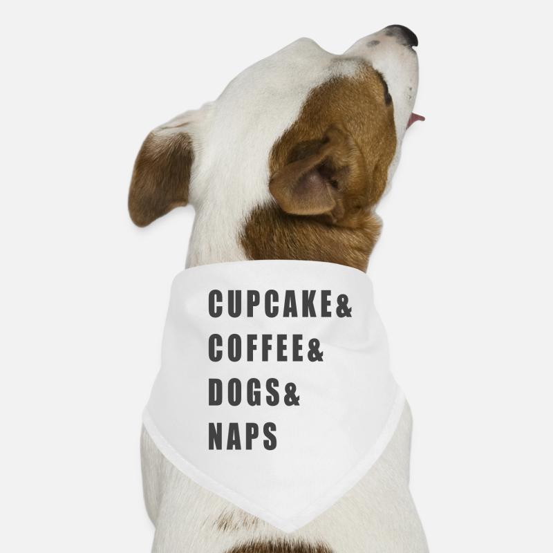 Cupcake Spruch - Hunde Hunde-Bandana
