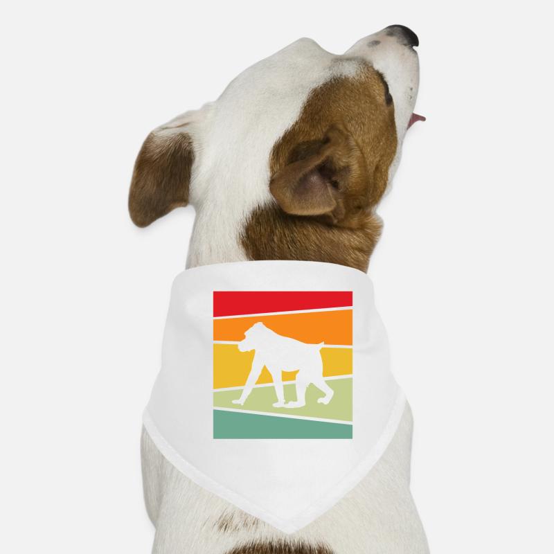 Monkey Retro Dog Bandana