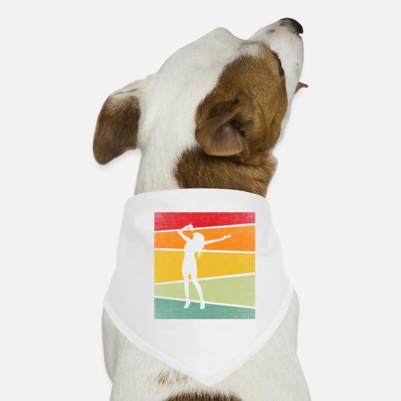 Singen Retro Hunde-Bandana