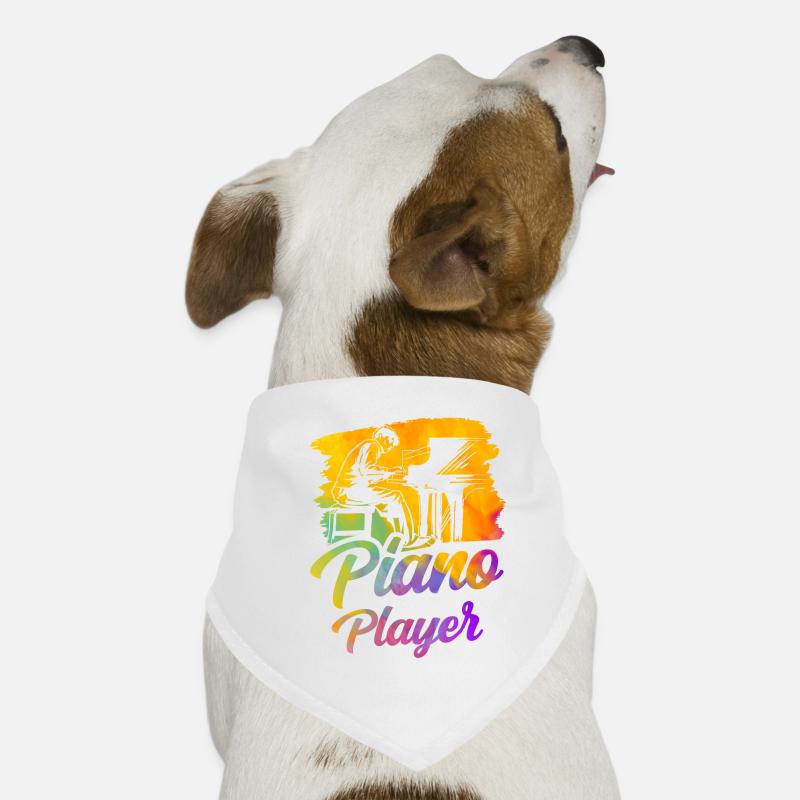 Piano player Piano musician Piano Dog Bandana