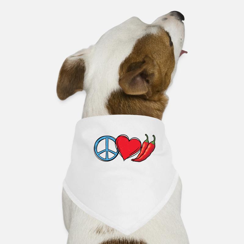 Chili-Pfeffer Hunde-Bandana