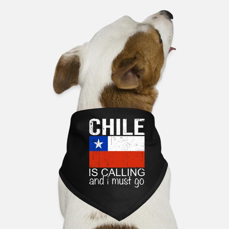 Chile Spruch Hunde-Bandana