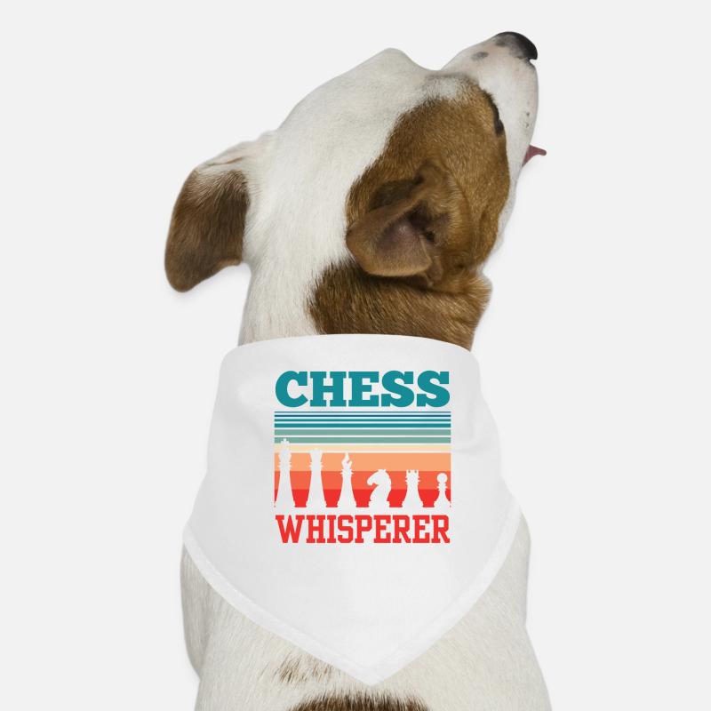 Joueur d’échecs Chess Whisperer Bandana pour chien
