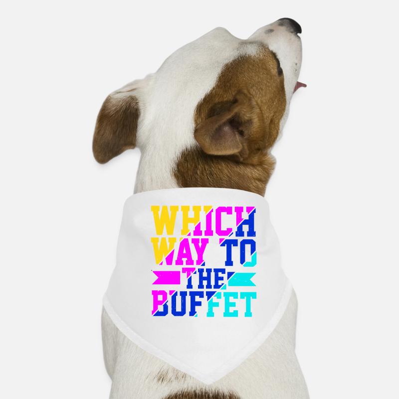 Quel chemin vers le buffet 24 Bandana pour chien