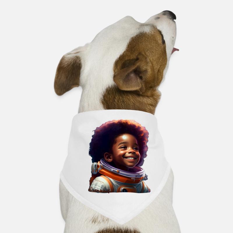 Petit astronaute Bandana pour chien