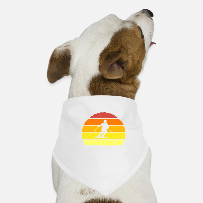 Ski Spruch Hunde-Bandana