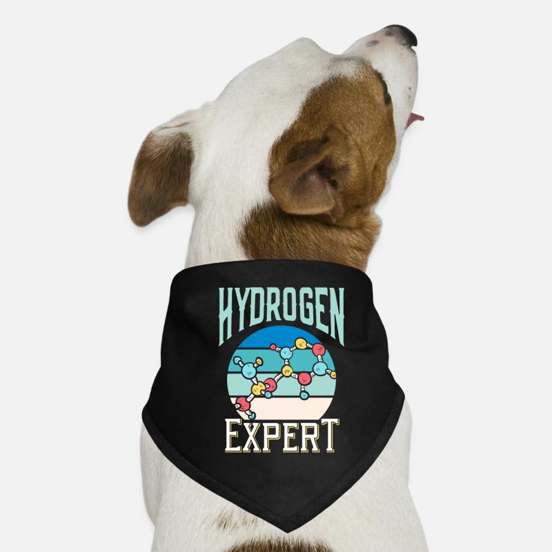Hydrogen Expert Wasserstoff Element Energie Hunde-Bandana