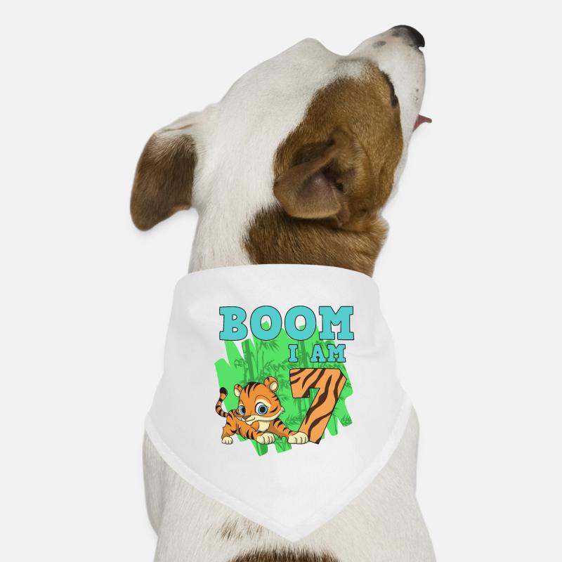 7th birthday Dog Bandana