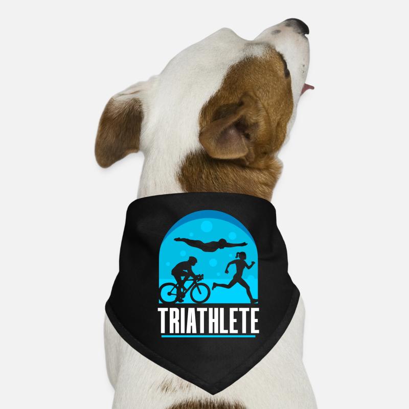 Triathlet Triathlons Triathlon Sport Triathletin Hunde-Bandana