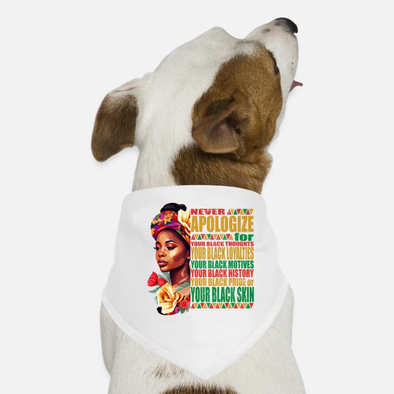 BLM African Pride commémore l’histoire des Noirs Mon Bandana pour chien