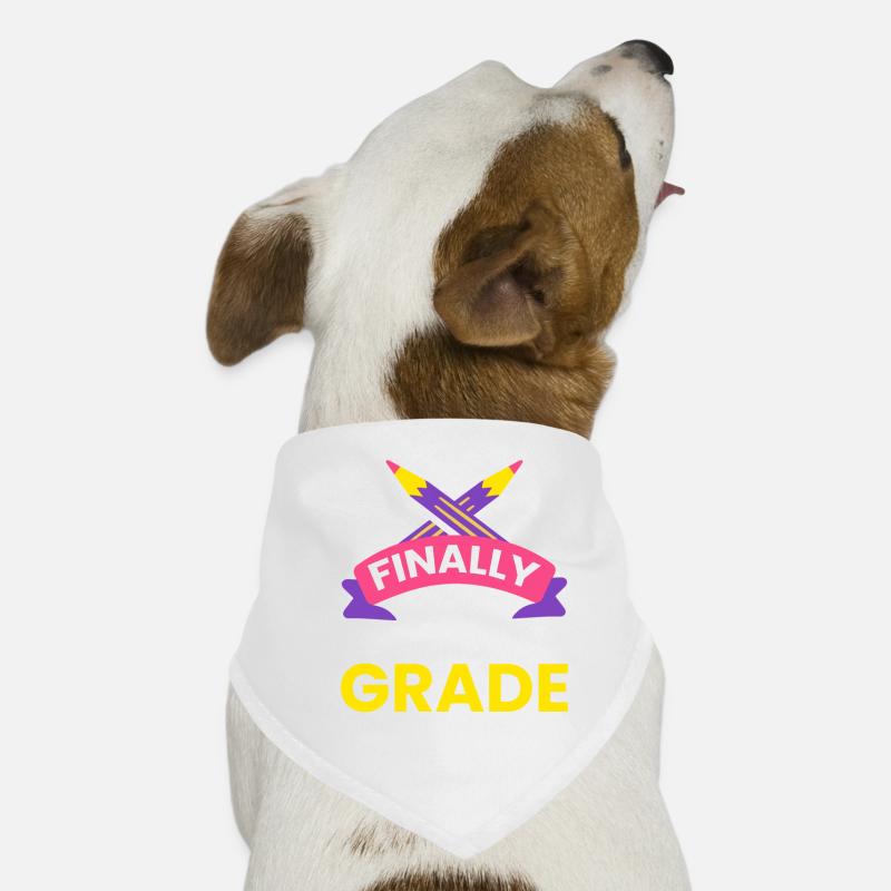 Finally 5th grade fifth fifth grade school Dog Bandana