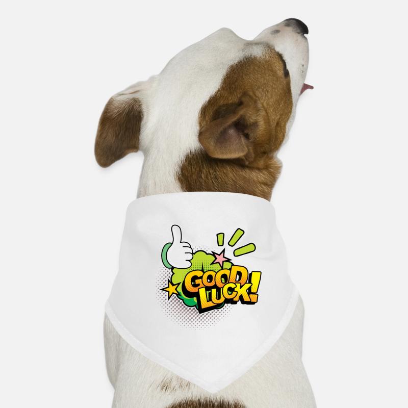 Good Luck Comic, Comic-Strips, Daumen nach oben Hunde-Bandana