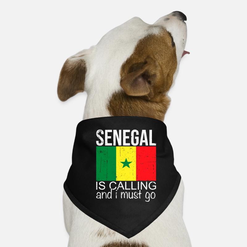 Sénégal Bandana pour chien