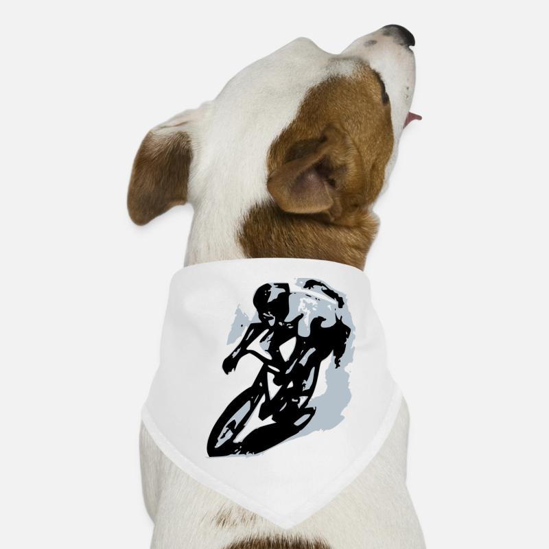 Le cycliste Bandana pour chien
