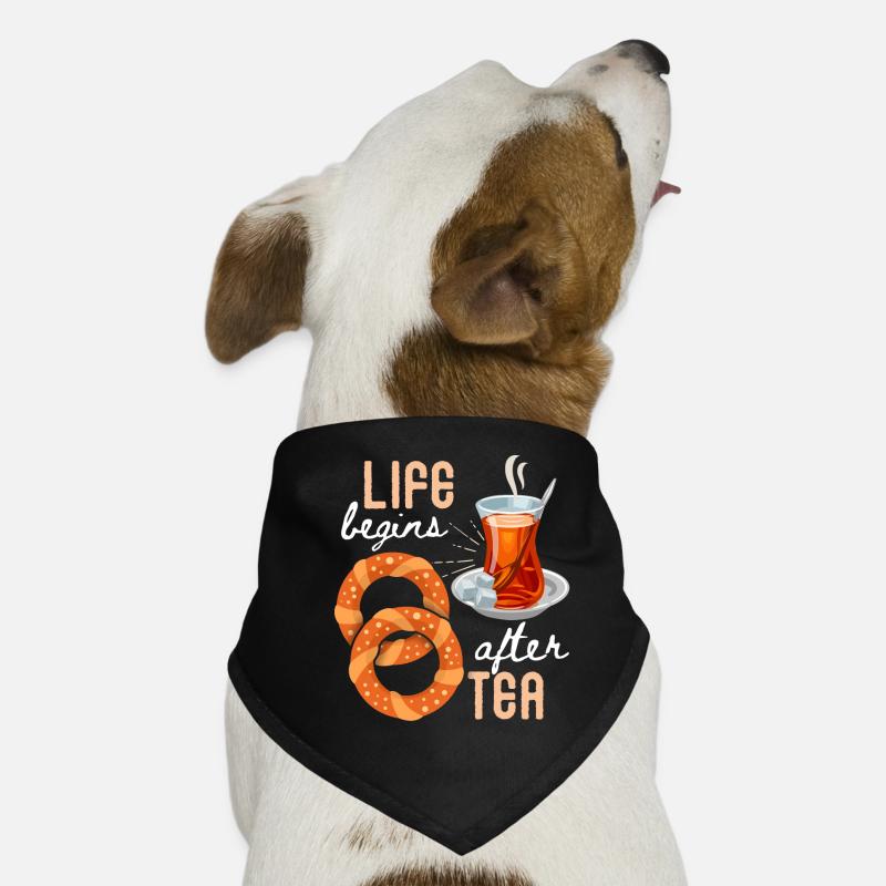 Turkish Tea, Tea Drinker, Simit, Funny Saying Dog Bandana