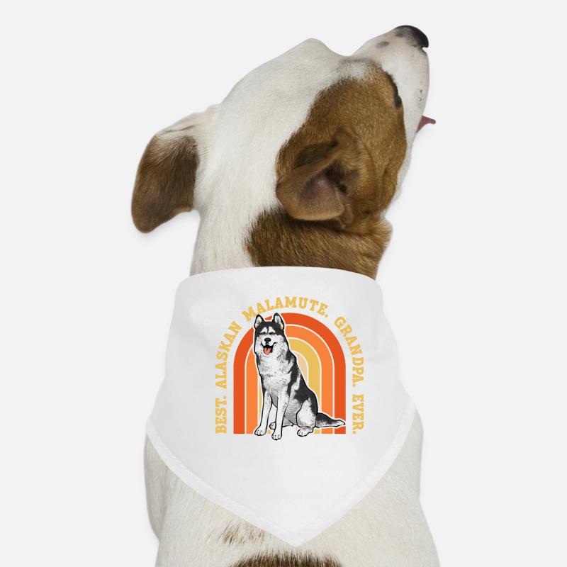 Chien Malamute d’Alaska Bandana pour chien