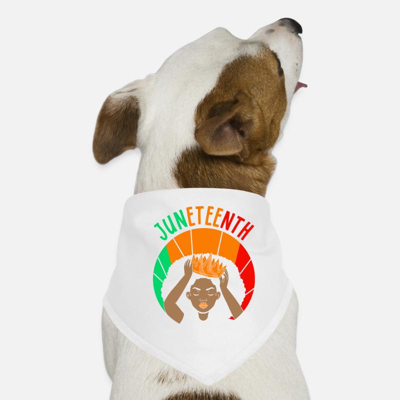 Juneteenth Black Afrika 1865 African American Hunde-Bandana