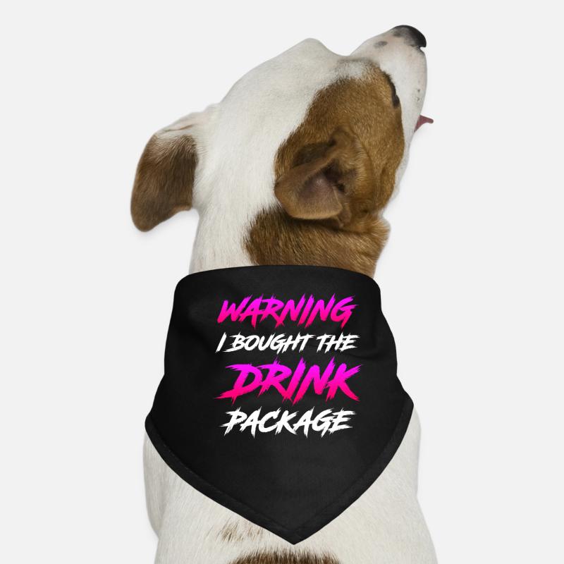 Attention I booked the drinks package party Dog Bandana